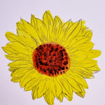 1838「元気になる向日葵」作者：松川永遠