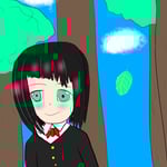 2018「森を通って登校」作者：来世