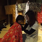 お姫様に変身中