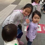 小学生のお姉ちゃんとお散歩