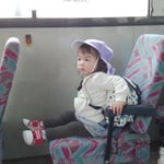 眠たいけど・・・もうすぐつくから頑張ってます…