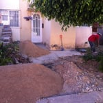 Demolicion de cochera antes