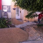 Demolicion de cochera antes