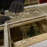 Dépose des vitrages