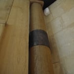 Détail tambour d'entrée