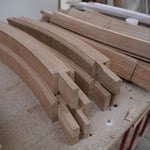 Façonnage des traverses cintrées