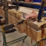 Collage d'une pièce neuve