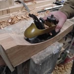 Utilisation d'un rabot cintré