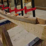 Collage de la traverse haute