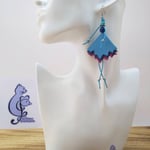 VENDUES ! B.O. COTINES modèle YAYA bleu azur/bleu marine/fuchsia