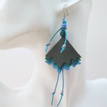 B.O. COTINES modèle YAYA gris/vert prasin/bleu azur