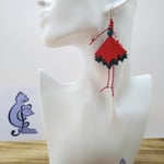 VENDUES ! B.O. COTINES modèle YAYA rouge/gris/vert viride