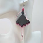 B.O. COTINES modèle YAYA gris/prune/rose dragée