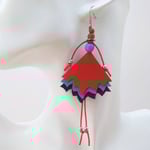 VENDUES ! B.O. COTINES modèle YAYA rouge/bleu azur/bleu marine