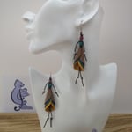 VENDUES ! B.O. COTINES modèle CÉLINE sépia/vert viride/ocre