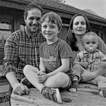 Kathrin & Kari Langensand mit Jorit & Nils