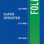 EnergyBike Physik 3 - die Folie der Lichtsäule kann individuell gestaltet werden