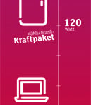 EnergyBike Physik 3 - die Folie der Lichtsäule kann individuell gestaltet werden