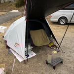 ようやく慣れてきたテント設営