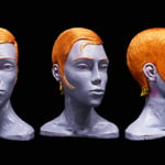 Titel:Naroa Alonas. Gips bemalen.2014. Foto: Adriano Tuozzo