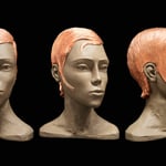 Titel: Naroa Alonas. Gips bemalen.2014. Foto:Adriano Tuozzo