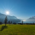 Blick auf Brienzersee BE