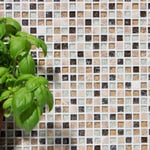 Mosaico Marmo Vetro 15mm Cub Mix Grigio