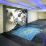 Mosaico decoro per piscina Cavalluccio Marino 1100x430mm 