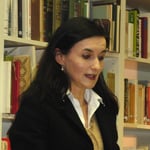 Barbara Gabrielli, die Leiterin des Amtes für Kultur Graubünden, bei ihrer Festrede.