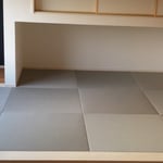 ヘリ無し畳　55mm　　清流銀白色