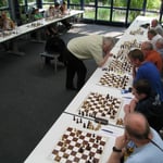 Simultanturnier mit GM Artur Jussupow, LGA Nürnberg, 4.6.2011