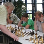 Simultanturnier mit GM Artur Jussupow, LGA Nürnberg, 4.6.2011