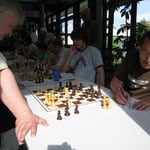 Simultanturnier mit GM Artur Jussupow, LGA Nürnberg, 4.6.2011