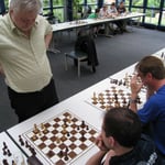 Simultanturnier mit GM Artur Jussupow, LGA Nürnberg, 4.6.2011