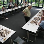 Simultanturnier mit GM Artur Jussupow, LGA Nürnberg, 4.6.2011