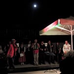 bei der Verabschiedung