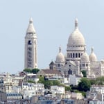 erster Blick auf Sacre coeur