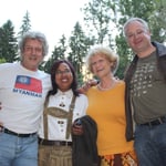 Überraschungsgast aus Burma  SAN SAN...