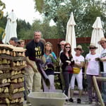 Rudi bei der 1. Station