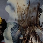 Armenak Vardanyan - A Yoga-born Dream - 1996 - Painting - Mixed technique - 28x17cm 