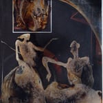 Armenak Vardanyan - Meeting - 1992 - Painting - Mixed technique - 29x20cm 