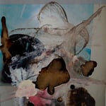 Armenak Vardanyan - My Winged Fairy Tale - 1991 - Painting - Mixed technique - 19x22cm 