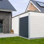 Alu Fence Anthrazit/Weiß