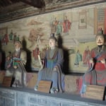 Dans le temple de Confucius
