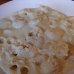 Macaronis with cheese, pendant la redescente