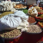 Des épices dans la rue