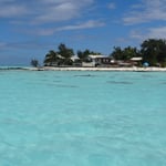 Notre guesthouse, en plein sur la pointe Matira