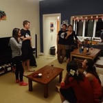 Le soir chez Clarisse et Nico