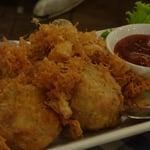 Balls of crab meat & chicken 