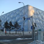 La piscine olympique, ou water cube